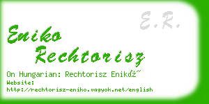 eniko rechtorisz business card